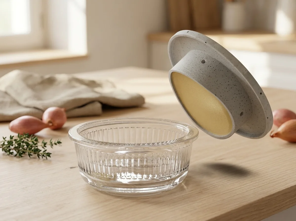 Water butter dish