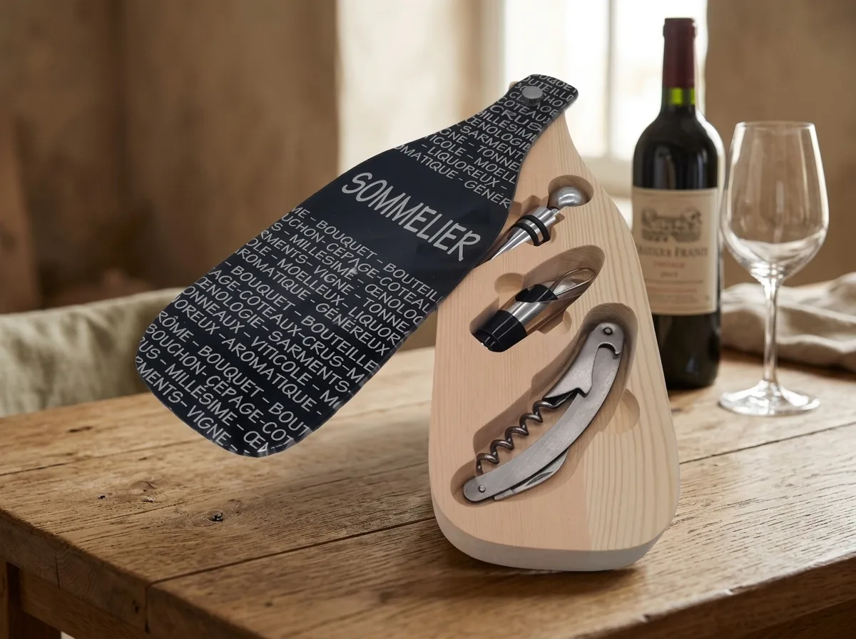 Coffret 3 pièces pour le vin