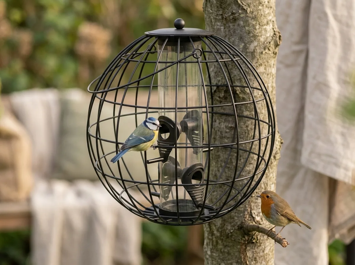 Starling-proof silo feeder