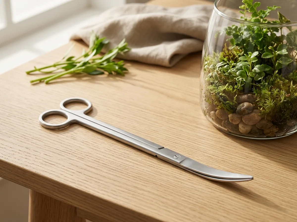 Terrarium tool: scissors, 25 cm, stainless steel