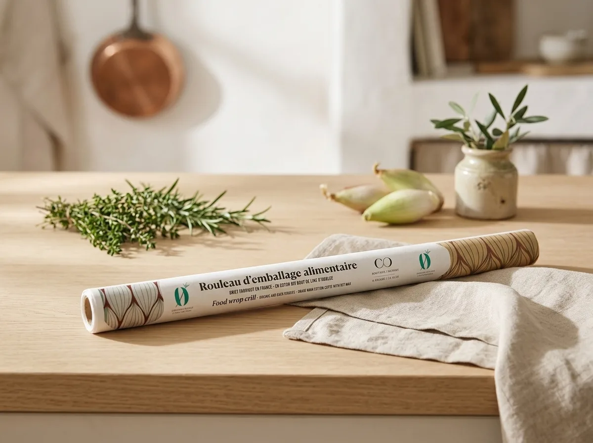 Beeswax food wrap roll