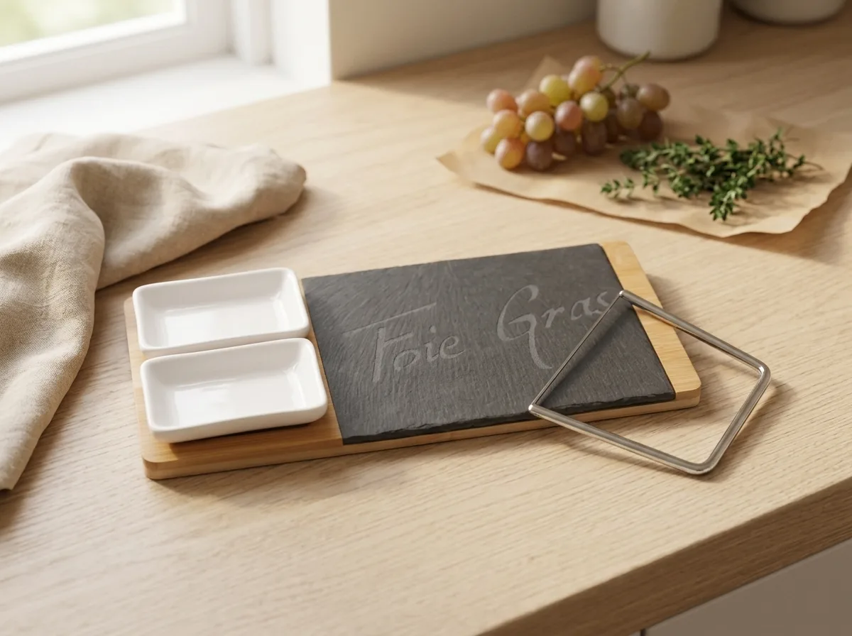 Foie gras serving set