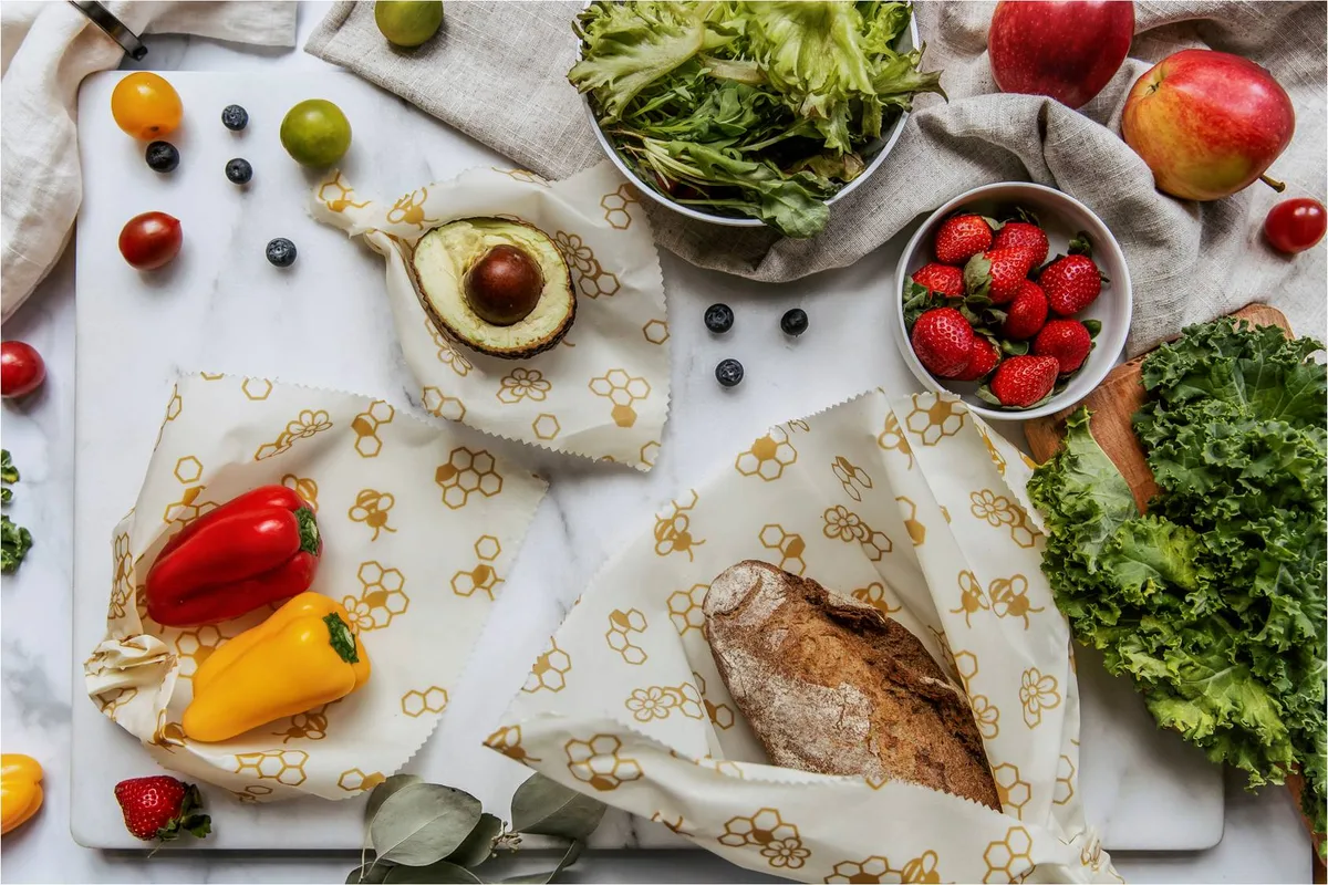 Beeswax food wrap