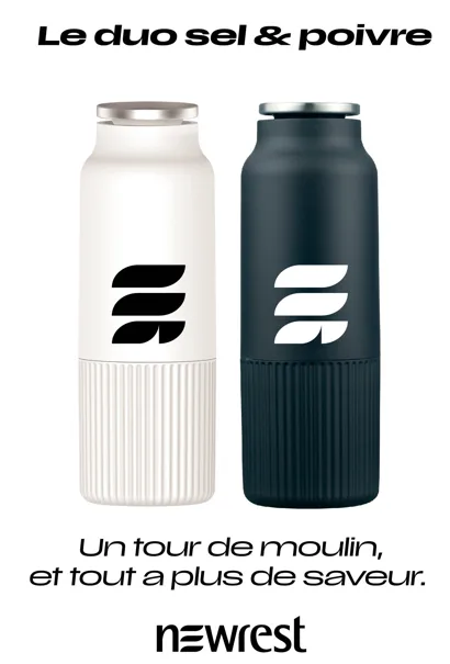 Salt and pepper mill duo set